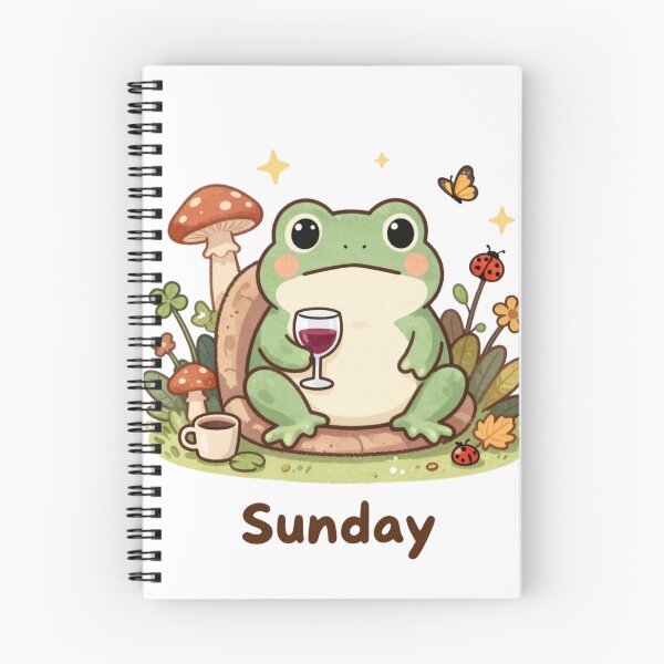 Item preview, Cozy Sunday Frog designed and sold by Cozy Chaos Studio Co.