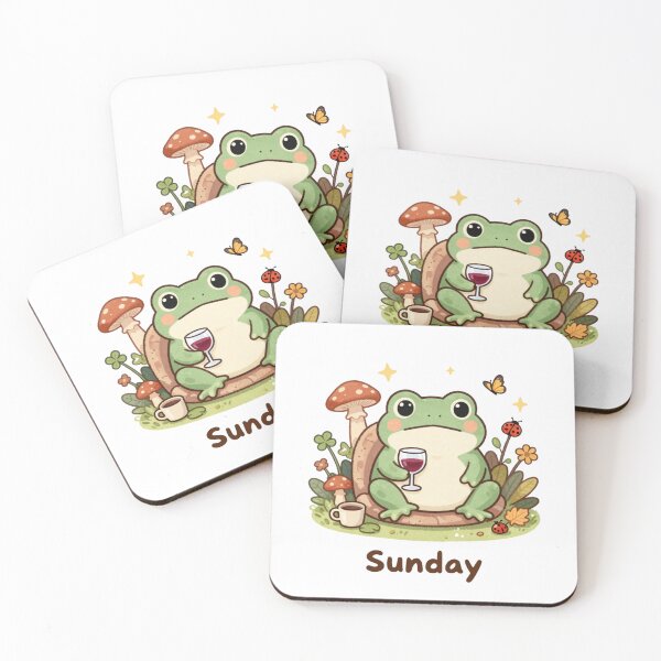 Item preview, Cozy Sunday Frog designed and sold by Cozy Chaos Studio Co.