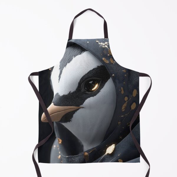 Artikelvorschau, Pinguin mit Kapuze, Goldflecken, dunkle Fantasy-Vogel entworfen und verkauft von mildaclairmo.