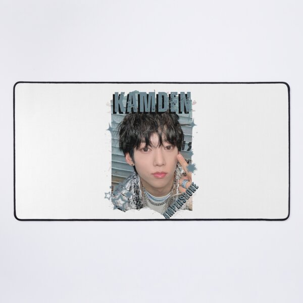 Item preview, AMPERS&ONEe Kamden Global KPOP Boy Group Black and White Collage Digital Art Portrait designed and sold by AJUNICE STUDIO.