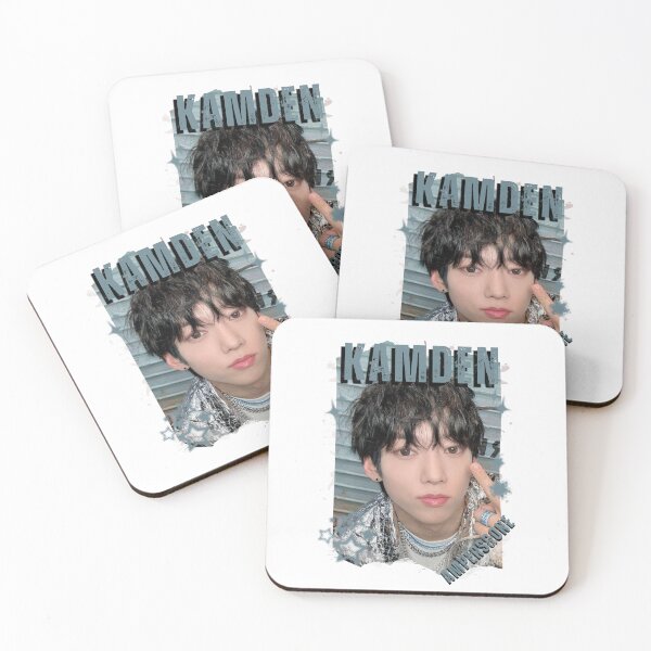 Item preview, AMPERS&ONEe Kamden Global KPOP Boy Group Black and White Collage Digital Art Portrait designed and sold by AJUNICE STUDIO.
