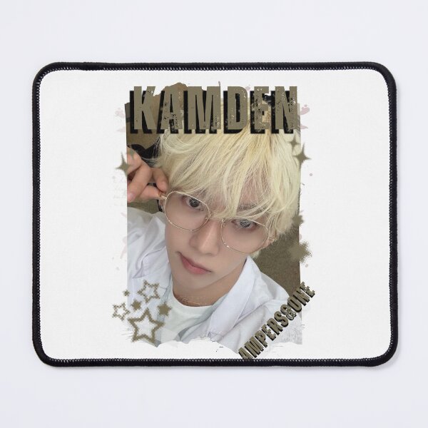 Item preview, AMPERS&ONEe Kamden Global KPOP Boy Group Black and White Collage Digital Art Portrait designed and sold by AJUNICE STUDIO.