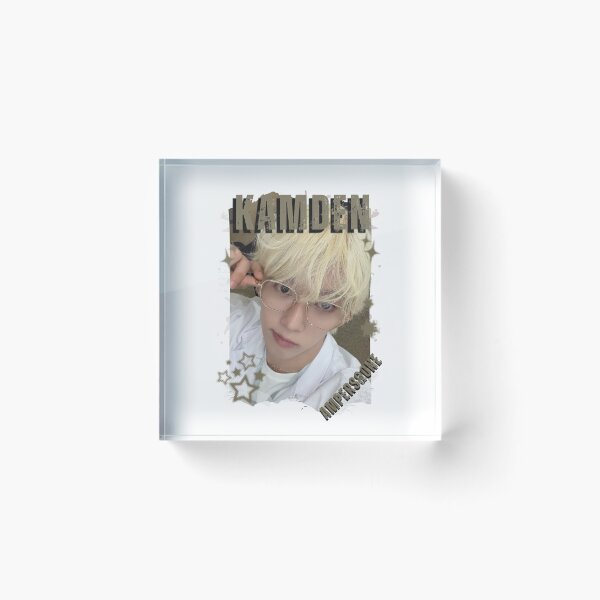 Item preview, AMPERS&ONEe Kamden Global KPOP Boy Group Black and White Collage Digital Art Portrait designed and sold by AJUNICE STUDIO.