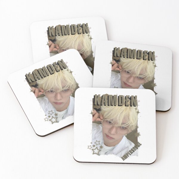 Item preview, AMPERS&ONEe Kamden Global KPOP Boy Group Black and White Collage Digital Art Portrait designed and sold by AJUNICE STUDIO.