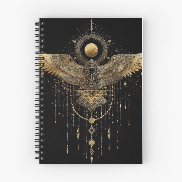 Item preview, Celestial Golden Winged Sacred Geometry Alchemical Symbol designed and sold by Sheoutthere.