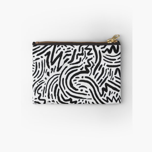 Item preview, Black and White Abstract Brush Doodles - Street Art Pattern designed and sold by Billy Morfo™.