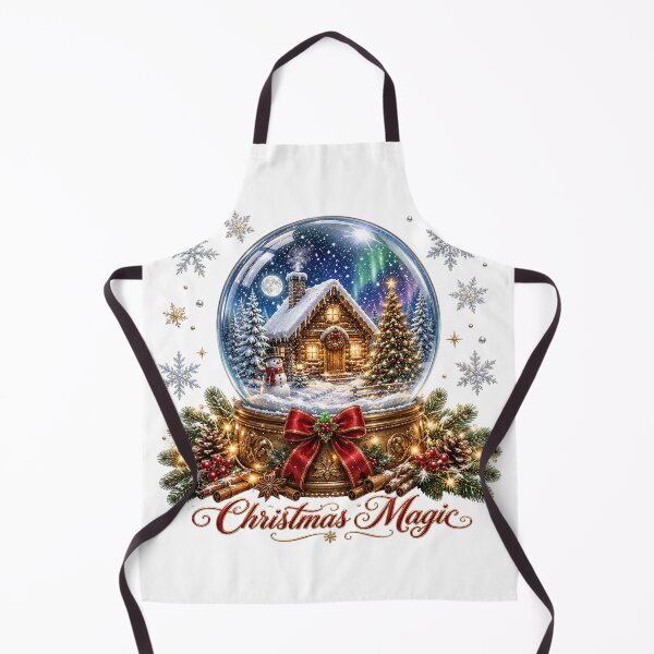 Item preview, Christmas Magic Snow Globe Winter Cabin designed and sold by butterflies-new.