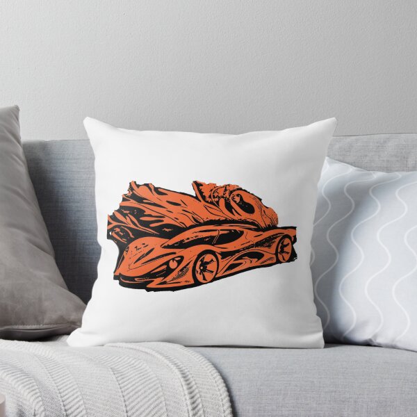 Item preview, Abstract Hypercar Ink Splash Orange art designed and sold by Nexus Space.