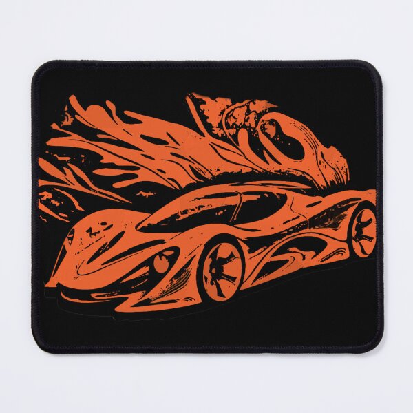 Item preview, Abstract Hypercar Ink Splash Orange art designed and sold by Nexus Space.