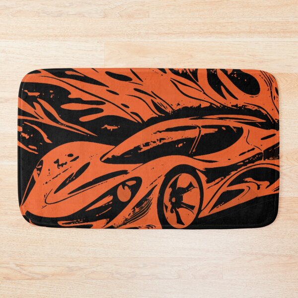 Item preview, Abstract Hypercar Ink Splash Orange art designed and sold by Nexus Space.