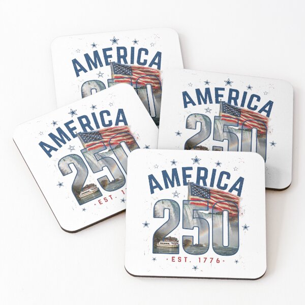 Item preview, America 250 Niagara Falls New York Semiquincentennial 1776 - 2026 Vintage Flag v2 designed and sold by DarylWelsh2024.