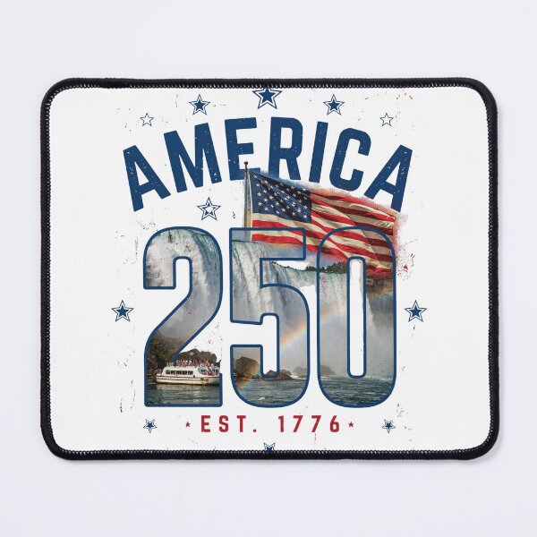 Item preview, America 250 Niagara Falls New York Semiquincentennial 1776 - 2026 Vintage Flag v2 designed and sold by DarylWelsh2024.