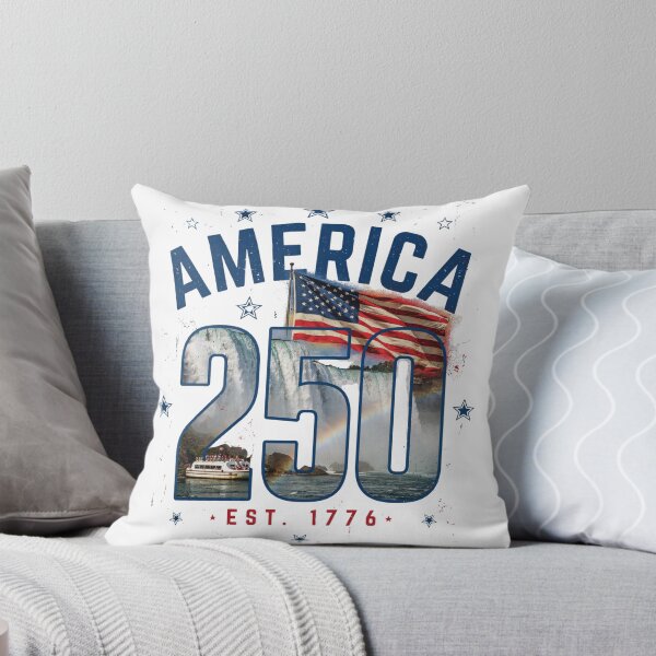 Item preview, America 250 Niagara Falls New York Semiquincentennial 1776 - 2026 Vintage Flag v2 designed and sold by DarylWelsh2024.