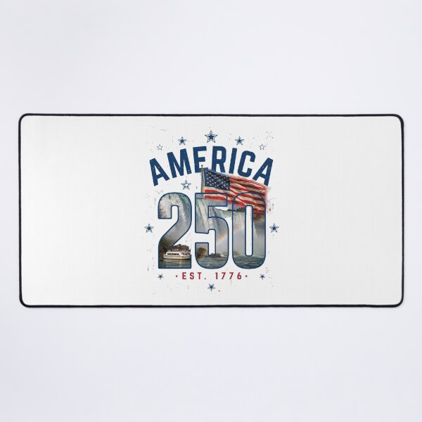 Item preview, America 250 Niagara Falls New York Semiquincentennial 1776 - 2026 Vintage Flag v2 designed and sold by DarylWelsh2024.