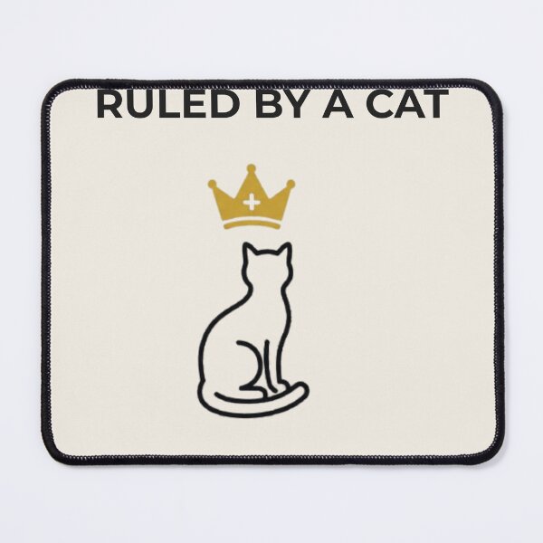 Item preview, Ruled By a Cat | Funny Cat Lover | Minimalist designed and sold by kamyta1400.