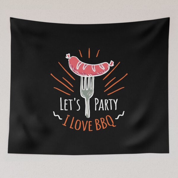 Item preview, Let's Party Love BBQ Grill Dad Barbecue Funny Grilling Gift designed and sold by Bronby.