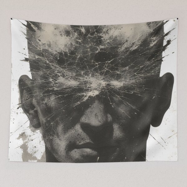 Item preview, Disturbing visions of a breaking mind designed and sold by Mianku | Für das Leben.