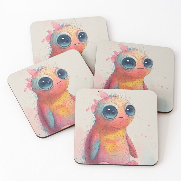 Item preview, A sweet, unique, colorful creature with big eyes designed and sold by Mianku | Für das Leben.