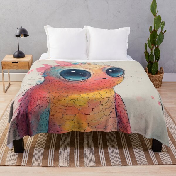 Item preview, A sweet, unique, colorful creature with big eyes designed and sold by Mianku | Für das Leben.