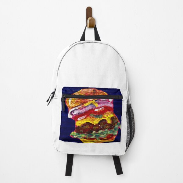 Item preview, Loaded Cheeseburger painting @riseupdesignsart designed and sold by RiseUpDesignsArt.
