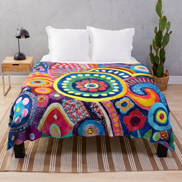 Item preview, Retro 60s Psychedelic Hippie Vibrant Colorful Art Designs designed and sold by DEC02.