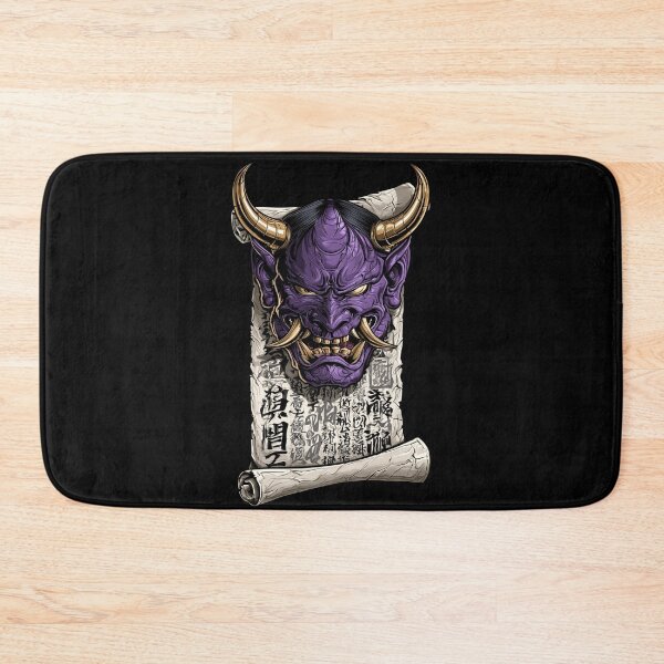 Item preview, Purple Oni Mask Ancient Scroll designed and sold by Nihonify.
