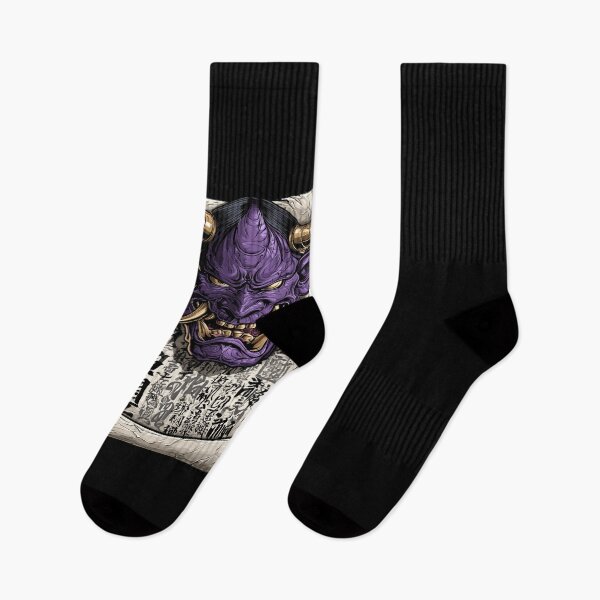 Item preview, Purple Oni Mask Ancient Scroll designed and sold by Nihonify.