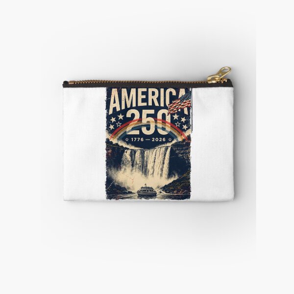 Item preview, America 250 Niagara Falls New York Semiquincentennial 1776 - 2026 Vintage Flag v3 designed and sold by DarylWelsh2024.