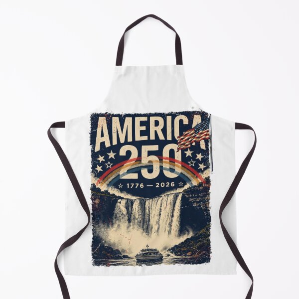Item preview, America 250 Niagara Falls New York Semiquincentennial 1776 - 2026 Vintage Flag v3 designed and sold by DarylWelsh2024.