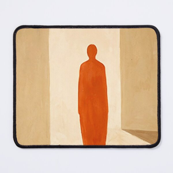 Item preview, Threshold - Red Figure Minimalist Abstract Art designed and sold by Moodzu.