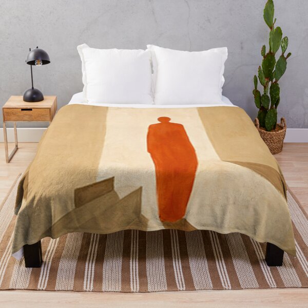 Item preview, Threshold - Red Figure Minimalist Abstract Art designed and sold by Moodzu.