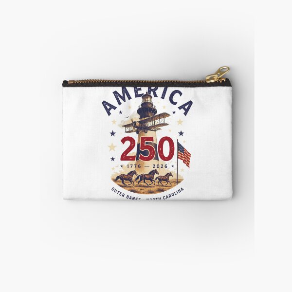 Item preview, America 250 Outer Banks North Carolina Semiquincentennial 1776 - 2026 Vintage Flag Lighthouse v2 designed and sold by DarylWelsh2024.