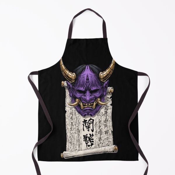 Item preview, Purple Oni Mask Ancient Scroll designed and sold by Nihonify.