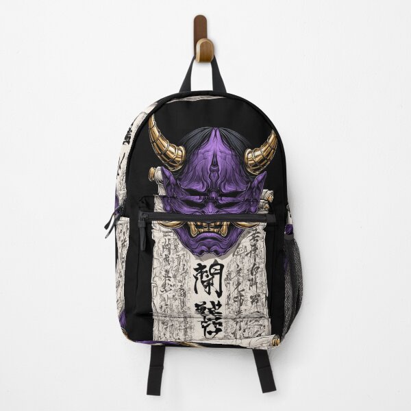 Item preview, Purple Oni Mask Ancient Scroll designed and sold by Nihonify.