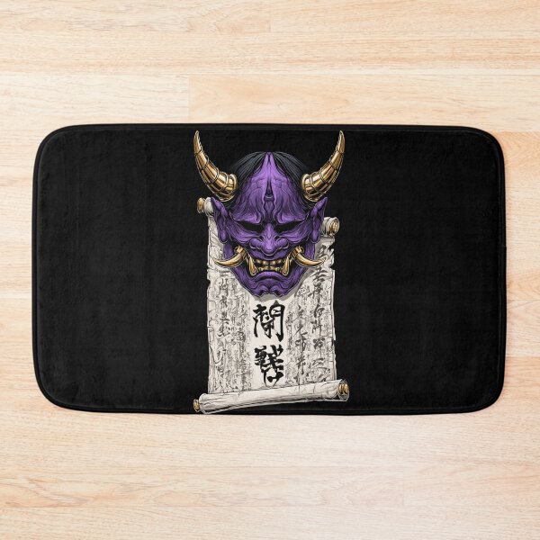 Item preview, Purple Oni Mask Ancient Scroll designed and sold by Nihonify.