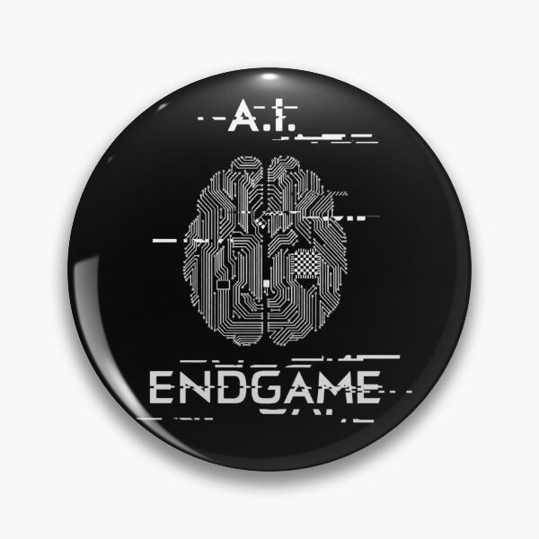 Item preview, A.I. Endgame – Glitch Tech & Chess Circuit Brain Graphic   designed and sold by PawnChain.