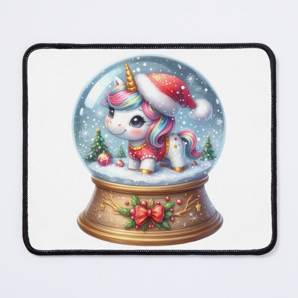 Item preview, Cute Christmas Unicorn Snow Globe designed and sold by butterflies-new.