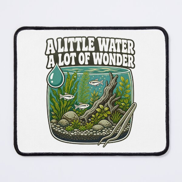 Item preview, A Little Water A Lot of Wonder Aquascaping Art designed and sold by CheerfulNest.