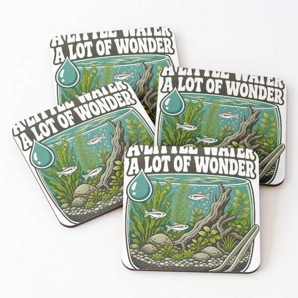 Item preview, A Little Water A Lot of Wonder Aquascaping Art designed and sold by CheerfulNest.