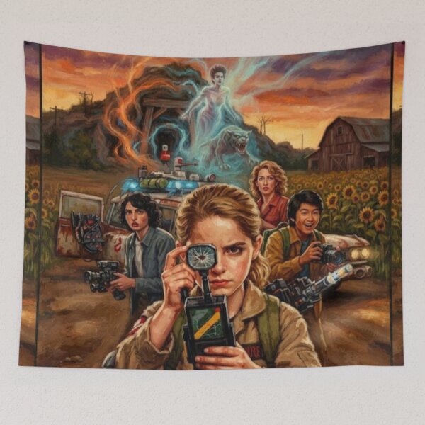 Item preview, Ghostbusters Afterlife Sci-Fi Fine Art Tribute designed and sold by Art's Diner.