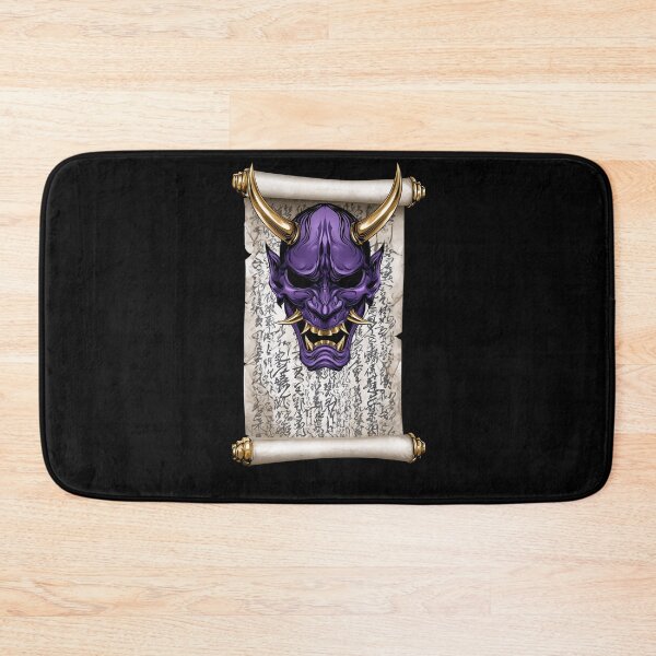 Item preview, Purple Oni Mask Ancient Scroll designed and sold by Nihonify.