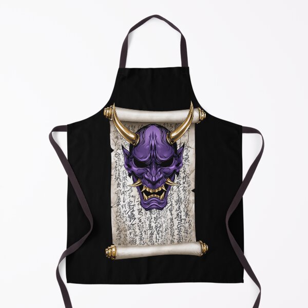 Item preview, Purple Oni Mask Ancient Scroll designed and sold by Nihonify.