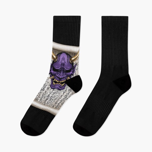Item preview, Purple Oni Mask Ancient Scroll designed and sold by Nihonify.