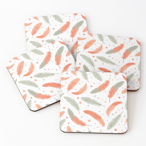 Item preview, Beautiful Pillow Fight Explosion, Feather Pattern designed and sold by WrenAndWhimsy.