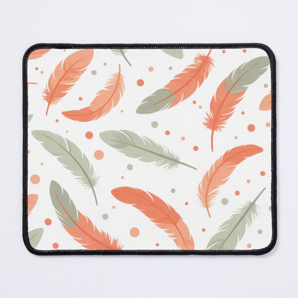 Item preview, Beautiful Pillow Fight Explosion, Feather Pattern designed and sold by WrenAndWhimsy.