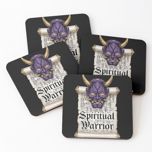 Item preview, Purple Oni Mask Ancient Scroll designed and sold by Nihonify.