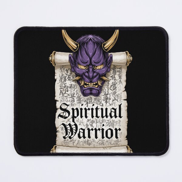 Item preview, Purple Oni Mask Ancient Scroll designed and sold by Nihonify.