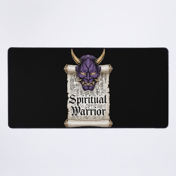 Item preview, Purple Oni Mask Ancient Scroll designed and sold by Nihonify.