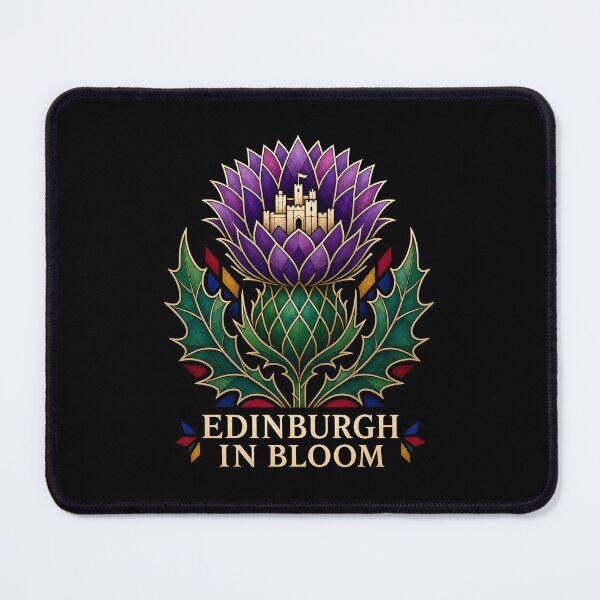 Item preview, Edinburgh in Bloom – Jewel-Toned Castle Thistle designed and sold by Fenay Designs.