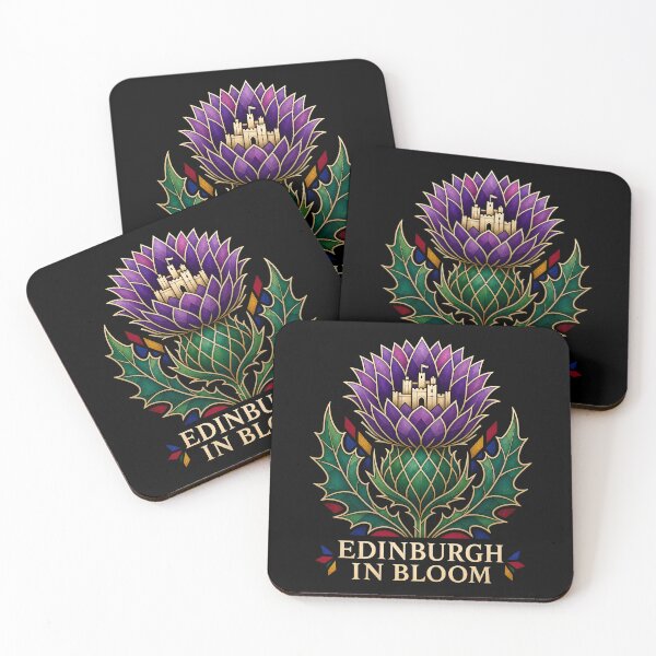 Item preview, Edinburgh in Bloom – Jewel-Toned Castle Thistle designed and sold by Fenay Designs.